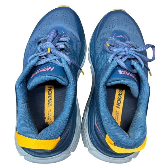 Hoka One One Stinson ATR 6 Trail Running Shoes Size 9 Blue/Yellow - Picture 9 of 12